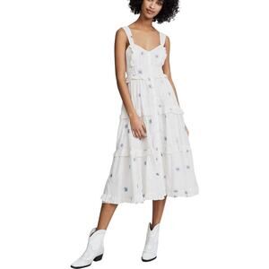 knee length dresses for ladies Free People Via Midi Dress – The Cadillac Cowgirl main image 1